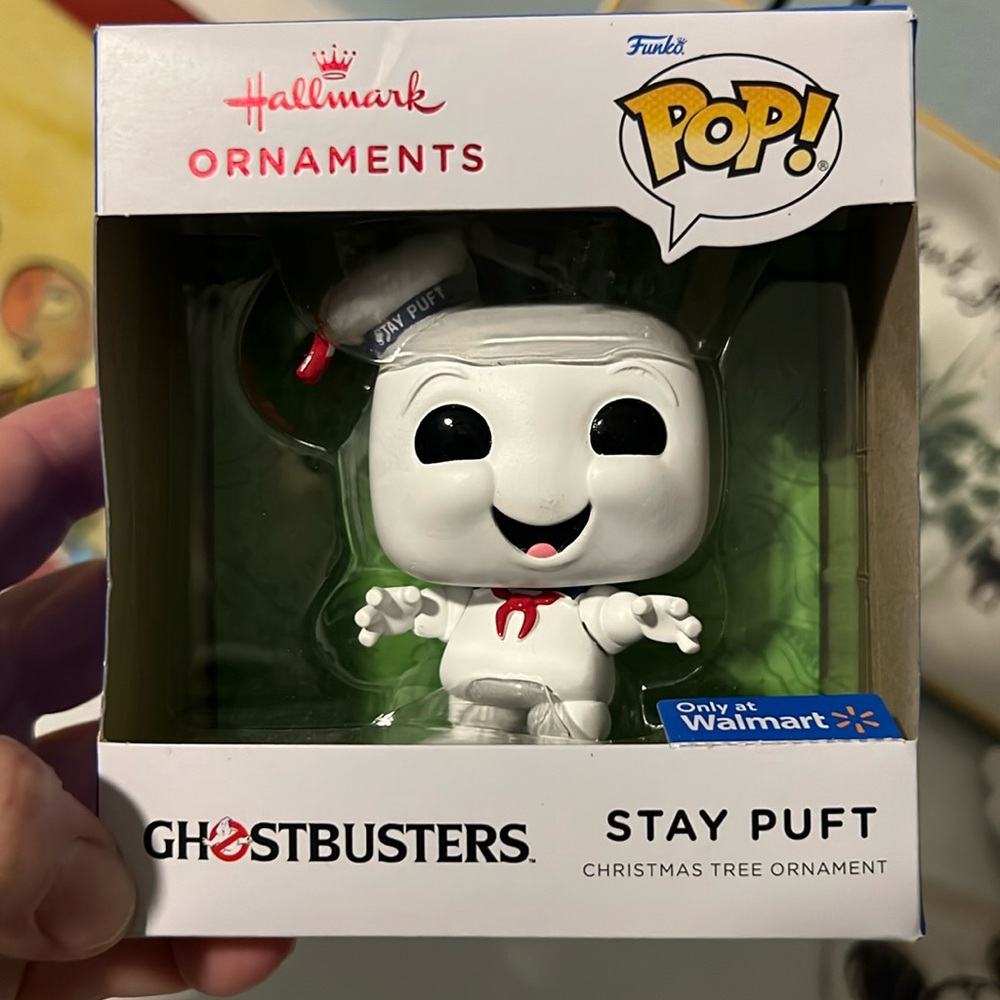 Hallmark Funko POP! Ghostbusters STAY PUFT Tree Ornament 2021 Walmart Exclusive